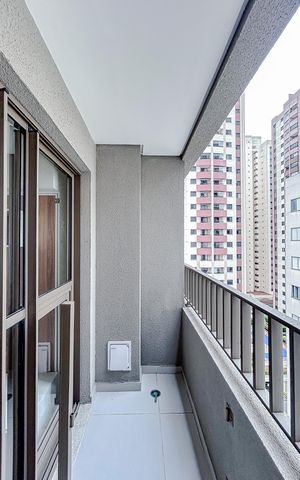 Studio para alugar com 25m², 1 quarto e sem vagaVaranda