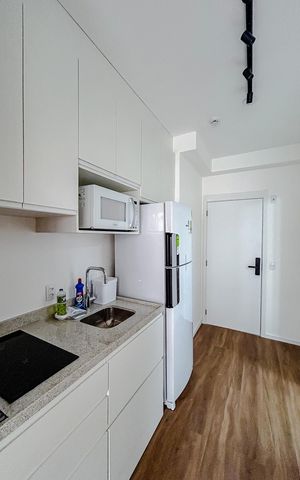 Studio para alugar com 25m², 1 quarto e sem vagaCozinha