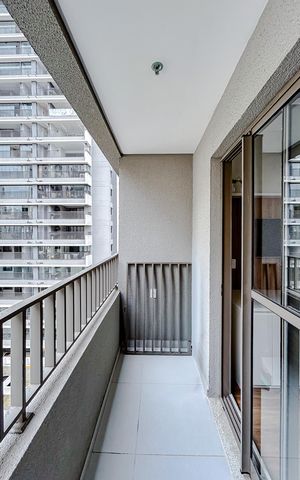 Studio para alugar com 25m², 1 quarto e sem vagaVaranda