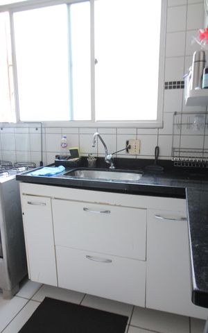 Apartamento à venda com 61m², 3 quartos e 1 vagaCozinha e Área de Serviço