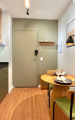 Studio para alugar com 26m², 1 quarto e sem vaga Studio para alugar com 26m², 1 quarto e sem vagaCozinha