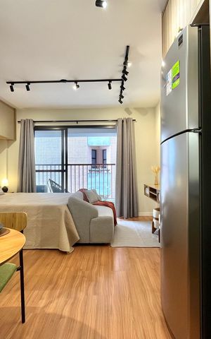 Studio para alugar com 26m², 1 quarto e sem vaga Studio para alugar com 26m², 1 quarto e sem vagaCozinha