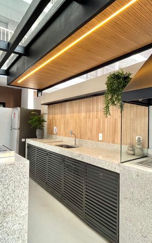 Studio para alugar com 26m², 1 quarto e sem vaga Studio para alugar com 26m², 1 quarto e sem vagaÁrea comum - Churrasqueira