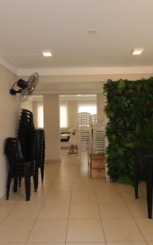 Apartamento para alugar com 36m², 2 quartos e 1 vagaÁrea Comum - Salão de Festa