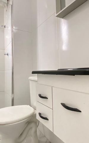 Apartamento à venda com 64m², 3 quartos e 1 vaga Apartamento à venda com 64m², 3 quartos e 1 vagaBanheiro