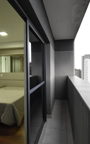 Studio à venda com 35m², 1 quarto e sem vagaSacada