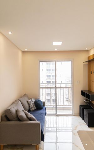 Apartamento à venda com 46m², 2 quartos e 1 vaga Apartamento à venda com 46m², 2 quartos e 1 vagaSala e Cozinha