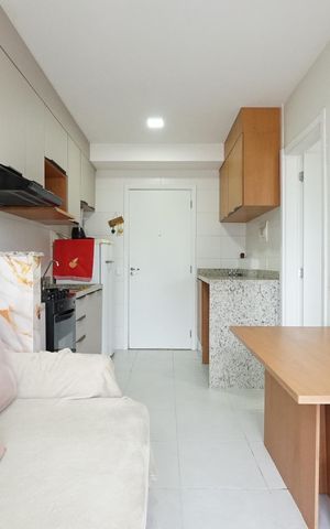 Apartamento para alugar com 28m², 1 quarto e sem vagaSala
