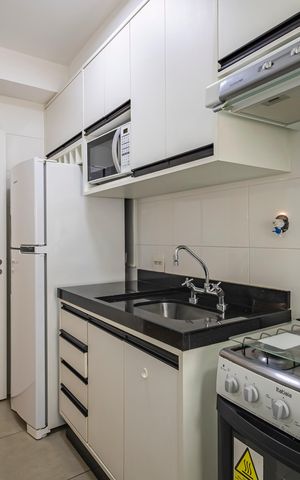 Apartamento para alugar com 50m², 1 quarto e 1 vaga Apartamento para alugar com 50m², 1 quarto e 1 vagaCozinha/Área de serviço