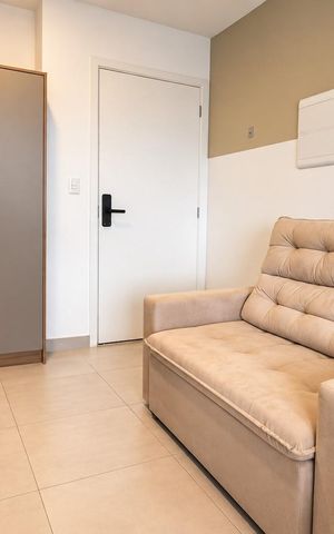Studio para alugar com 31m², 1 quarto e sem vaga Studio para alugar com 31m², 1 quarto e sem vagaDormitório