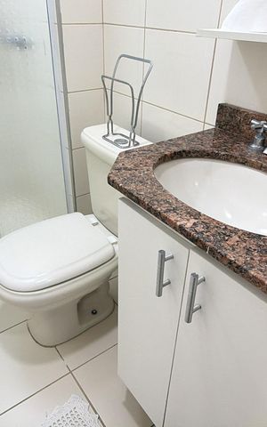 Apartamento para alugar com 56m², 2 quartos e 1 vaga Apartamento para alugar com 56m², 2 quartos e 1 vagaBanheiro