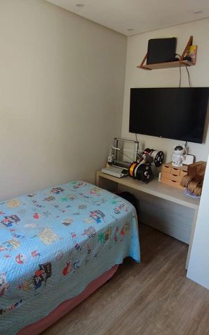 Apartamento à venda com 60m², 2 quartos e 2 vagas Apartamento à venda com 60m², 2 quartos e 2 vagasQuarto