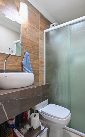 Apartamento à venda com 68m², 3 quartos e 1 vaga Apartamento à venda com 68m², 3 quartos e 1 vagaBanheiro