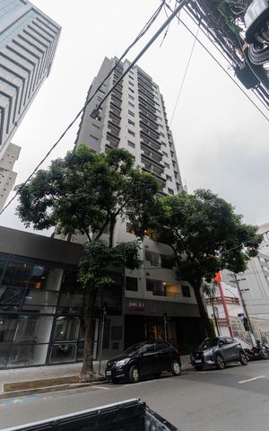 Apartamento para alugar com 27m², 1 quarto e sem vaga Apartamento para alugar com 27m², 1 quarto e sem vagaFachada