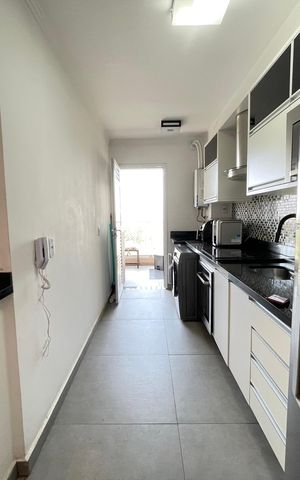 Apartamento para alugar com 84m², 2 quartos e 1 vagaCozinha e Área de Serviço