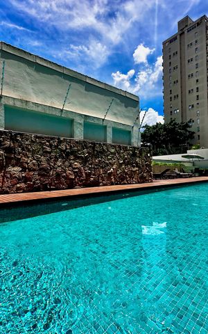 Apartamento para alugar com 74m², 1 quarto e 1 vaga Apartamento para alugar com 74m², 1 quarto e 1 vagaPiscina