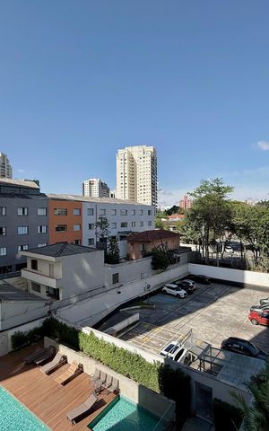 Apartamento para alugar com 74m², 1 quarto e 1 vaga Apartamento para alugar com 74m², 1 quarto e 1 vagaVista