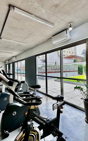 Apartamento para alugar com 74m², 1 quarto e 1 vaga Apartamento para alugar com 74m², 1 quarto e 1 vagaAcademia