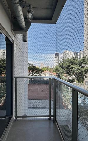 Apartamento para alugar com 74m², 1 quarto e 1 vaga Apartamento para alugar com 74m², 1 quarto e 1 vagaSacada