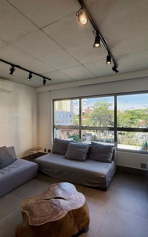 Apartamento para alugar com 74m², 1 quarto e 1 vaga Apartamento para alugar com 74m², 1 quarto e 1 vagaSala