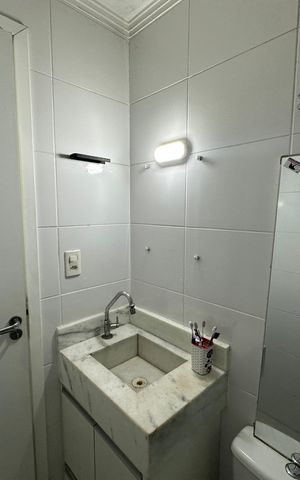 Apartamento para alugar com 60m², 2 quartos e 1 vaga Apartamento para alugar com 60m², 2 quartos e 1 vagaBanheiro