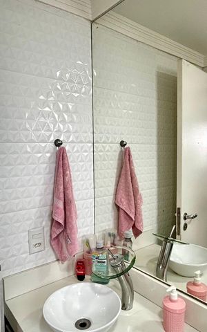 Apartamento à venda com 68m², 2 quartos e 1 vagaBanheiro Social