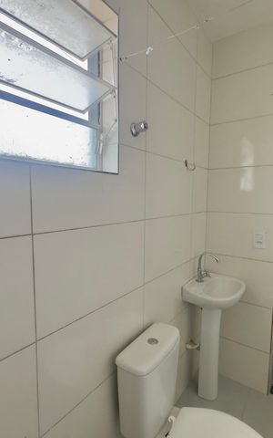 Studio para alugar com 40m², 1 quarto e 1 vaga Studio para alugar com 40m², 1 quarto e 1 vagaBanheiro
