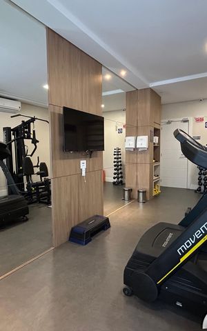 Apartamento para alugar com 129m², 3 quartos e 2 vagasÁrea comum - Academia