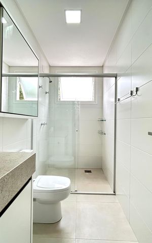 Apartamento para alugar com 129m², 3 quartos e 2 vagasBanheiro suíte 