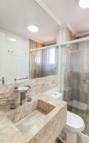 Apartamento à venda com 52m², 2 quartos e 1 vaga Apartamento à venda com 52m², 2 quartos e 1 vagaBanheiro
