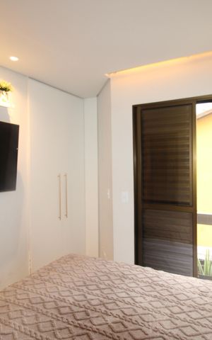 Casa de condomínio à venda com 72m², 3 quartos e 2 vagasQuarto 2