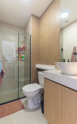 Apartamento para alugar com 40m², 2 quartos e 1 vaga Apartamento para alugar com 40m², 2 quartos e 1 vagaBanheiro
