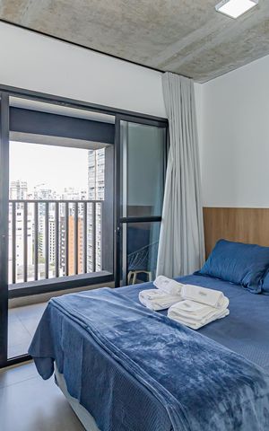 Studio à venda com 25m², 1 quarto e sem vaga Studio à venda com 25m², 1 quarto e sem vagaSala/Quarto
