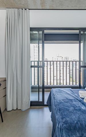 Studio à venda com 25m², 1 quarto e sem vaga Studio à venda com 25m², 1 quarto e sem vagaSala/Quarto