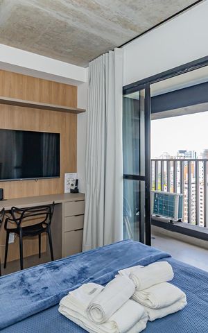 Studio à venda com 25m², 1 quarto e sem vaga Studio à venda com 25m², 1 quarto e sem vagaSala/Quarto