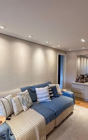 Apartamento à venda com 60m², 2 quartos e 1 vaga Apartamento à venda com 60m², 2 quartos e 1 vagaSala