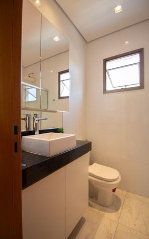 Apartamento à venda com 124m², 3 quartos e 2 vagas Apartamento à venda com 124m², 3 quartos e 2 vagasBanheiro Social