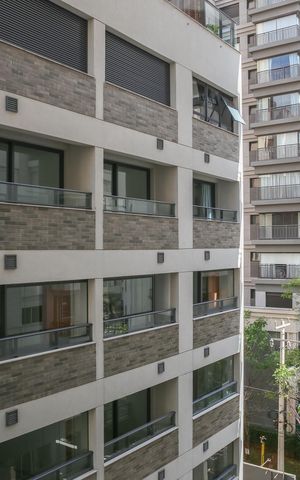 Apartamento à venda com 27m², 1 quarto e sem vaga Apartamento à venda com 27m², 1 quarto e sem vagaVista da varanda da sala