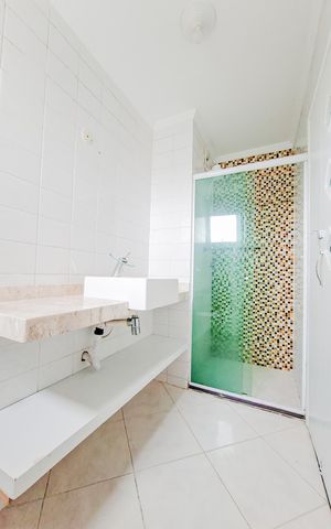 Apartamento para alugar com 60m², 2 quartos e 1 vagaBanheiro 