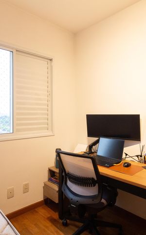 Apartamento à venda com 74m², 3 quartos e 2 vagas Apartamento à venda com 74m², 3 quartos e 2 vagasQuarto 1