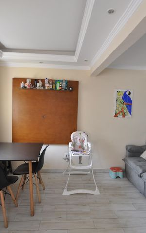 Casa de condomínio à venda com 90m², 3 quartos e 1 vagaSala
