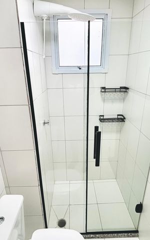 Studio para alugar com 24m², 1 quarto e sem vaga Studio para alugar com 24m², 1 quarto e sem vagaBanheiro