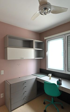 Apartamento à venda com 101m², 4 quartos e 2 vagasQuarto 2