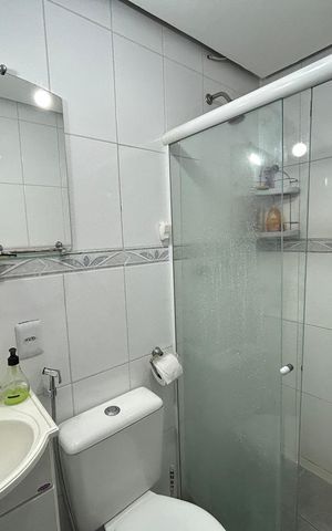 Apartamento à venda com 60m², 2 quartos e 1 vagaBanheiro da Suíte