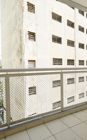 Studio para alugar com 27m², 1 quarto e sem vagaVaranda