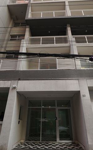 Studio para alugar com 27m², 1 quarto e sem vagaFachada
