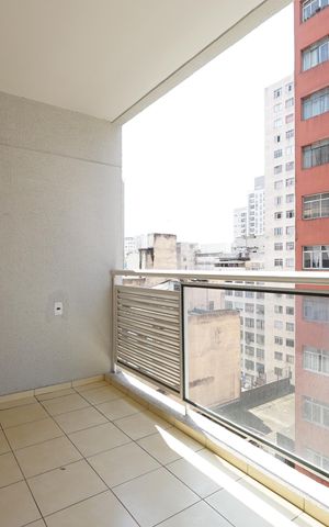 Studio para alugar com 32m², 1 quarto e sem vagaVaranda