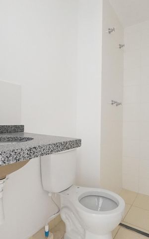 Studio para alugar com 26m², 1 quarto e sem vagaBanheiro