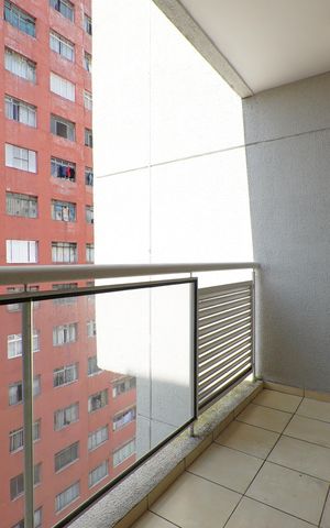 Studio para alugar com 26m², 1 quarto e sem vagaVaranda