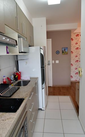 Apartamento à venda com 42m², 1 quarto e 1 vagaCozinha